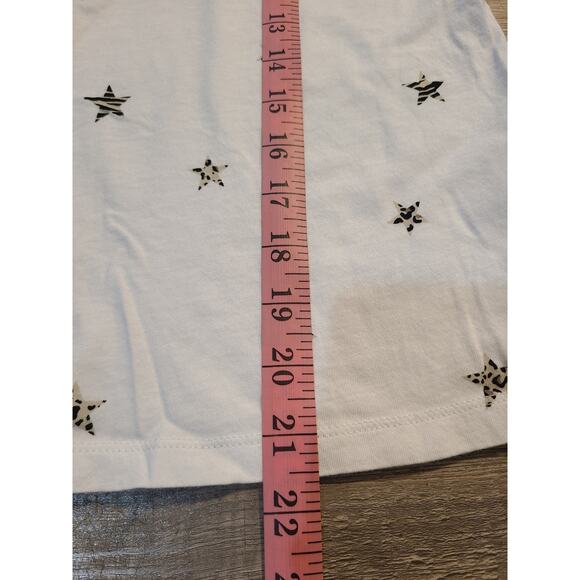 Versona medium women's leopard and zebra star print v neck tee - Picture 8 of 8